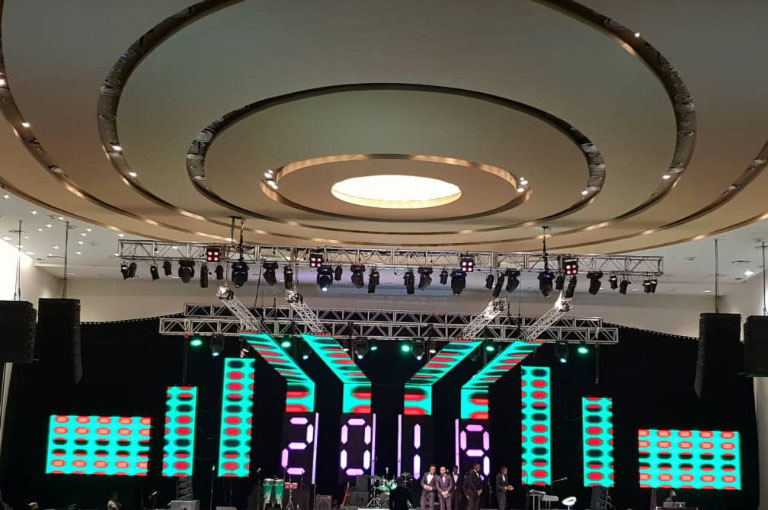 Pantalla LED P3 de 70m2 para eventos